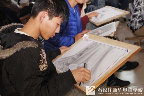 2013河北师范大学成考美术加试于我校顺利举行